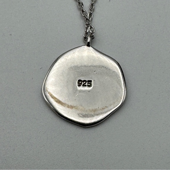 Sterling Silver Tree of Life Necklace 17” Chain .5” Pendant - Picture 2 of 6